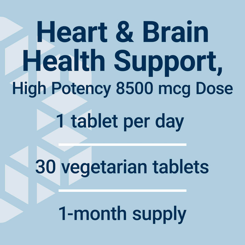 Life Extension High Potency Optimized Folate – L-methylfolate – Folic Acid, 8500 mcg DFE – Heart & Brain Support, Healthy Homocysteine Levels – Gluten-Free, Non-GMO, Vegetarian – 30 Tablets | L-Methylfolate & Folic Acid for Heart & Brain Support, Healt...