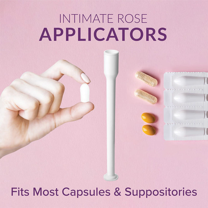 Intimate Rose 15 Count Vaginal Suppository Applicator - Fits Most Boric Acid Suppositories & Vaginal Suppository - Individually Wrapped Suppository Applicators from 15 Count (Pack of 15) - BeesActive Australia