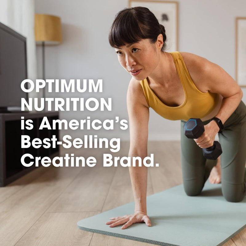 Optimum Nutrition Creatine Monohydrate Plus Powder, Orange Passionfruit Flavored Creatine Performance Blend With Electrolytes for Hydration, Added Vitamins, 40 Servings, 360 Grams (Packaging May Vary) | Monohydrate Creatine Performance Blend, with Elec...