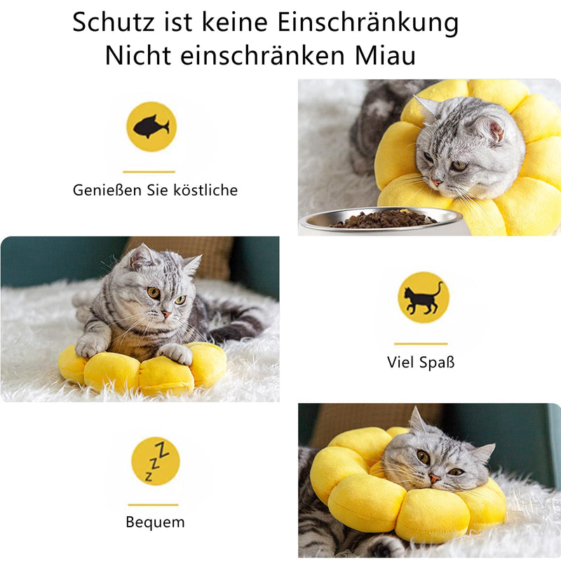 Cat neck brace, neck braces for dogs, adjustable and soft, cat neck brace, recovery collar collar cone for cats, small dogs, after surgery and injuries - BeesActive Australia