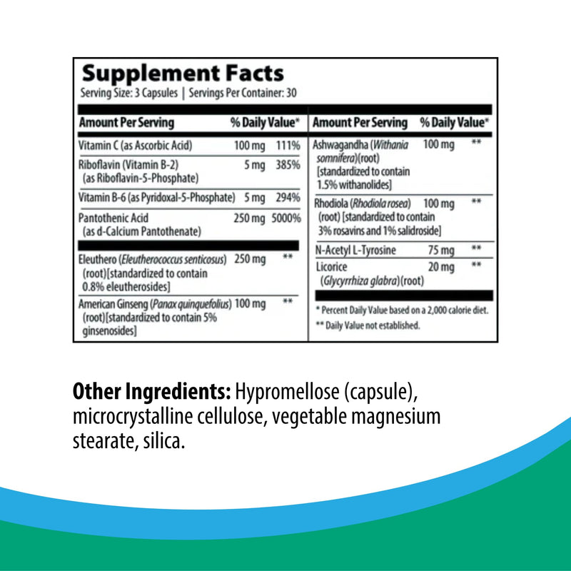 Rootcology by Dr. Izabella Wentz | Adrenal Support | Adaptogenic Herbal Formula with Vitamin B6, Licorice & N-Acetyl-L-Tyrosine | 90 Capsules
