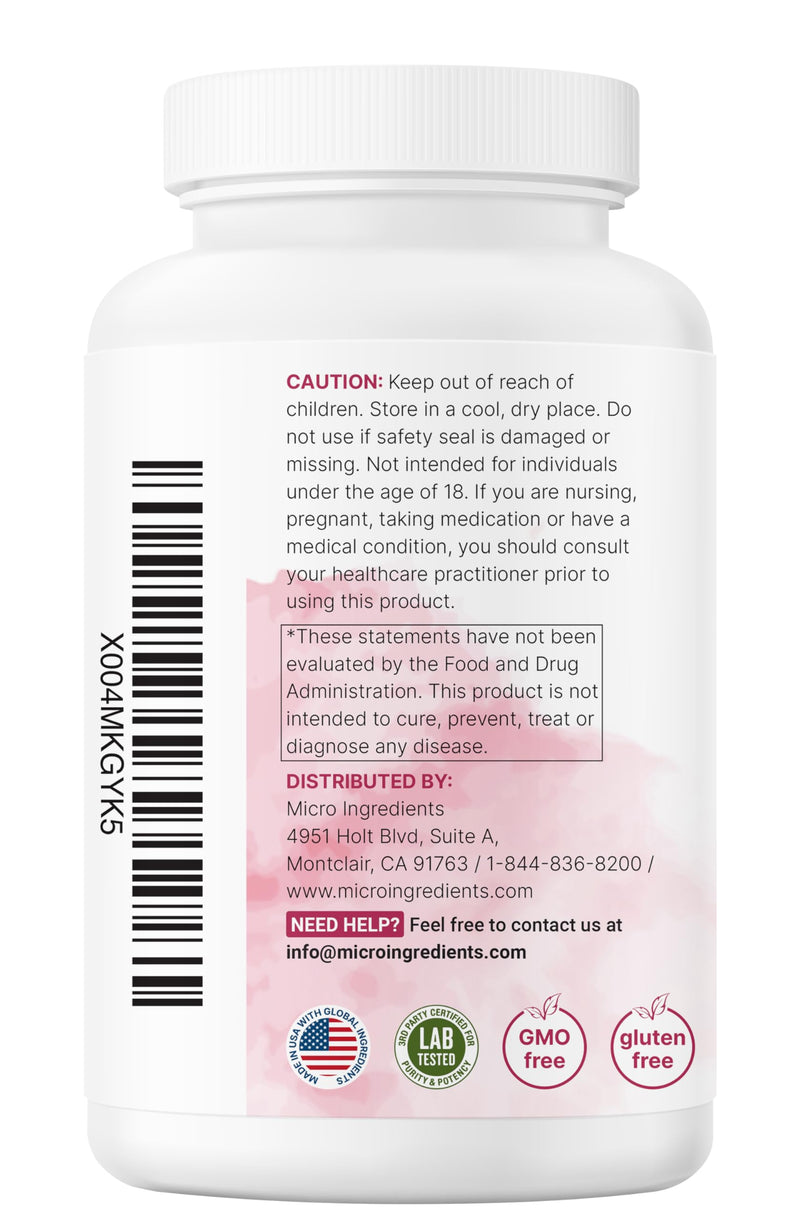 Pure D Mannose 1,300mg with Cranberry & Probiotics, 240 Veggie Capsules | Urinary Tract Health for Women | Plus 1 Million CFU Probiotics Blend & High Absorption Vitamin C | Filler Free, Non-GMO