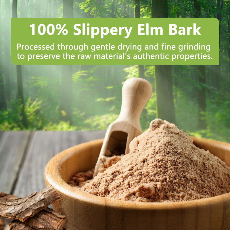 Elm Powder for Dogs and Cats 120 g, for the Relief of gastrointestinal Complaints in Pets, Promotes mucosal Repair, Promotes Nutrient Absorption
