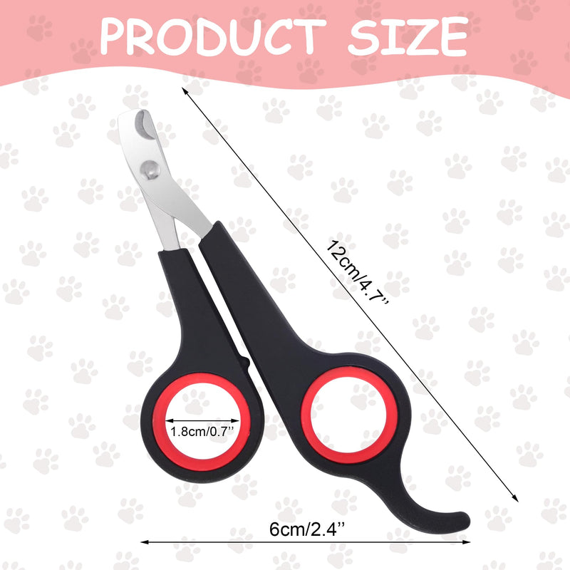 Quacc Professional Cat Nail Clipper Non-Slip Big Handles Claw Trimmer Safe Sharp Stainless Steel Scissor Small Pet Animal Grooming Clipper for Small Dogs, Puppies, Rabbits, Birds - BeesActive Australia