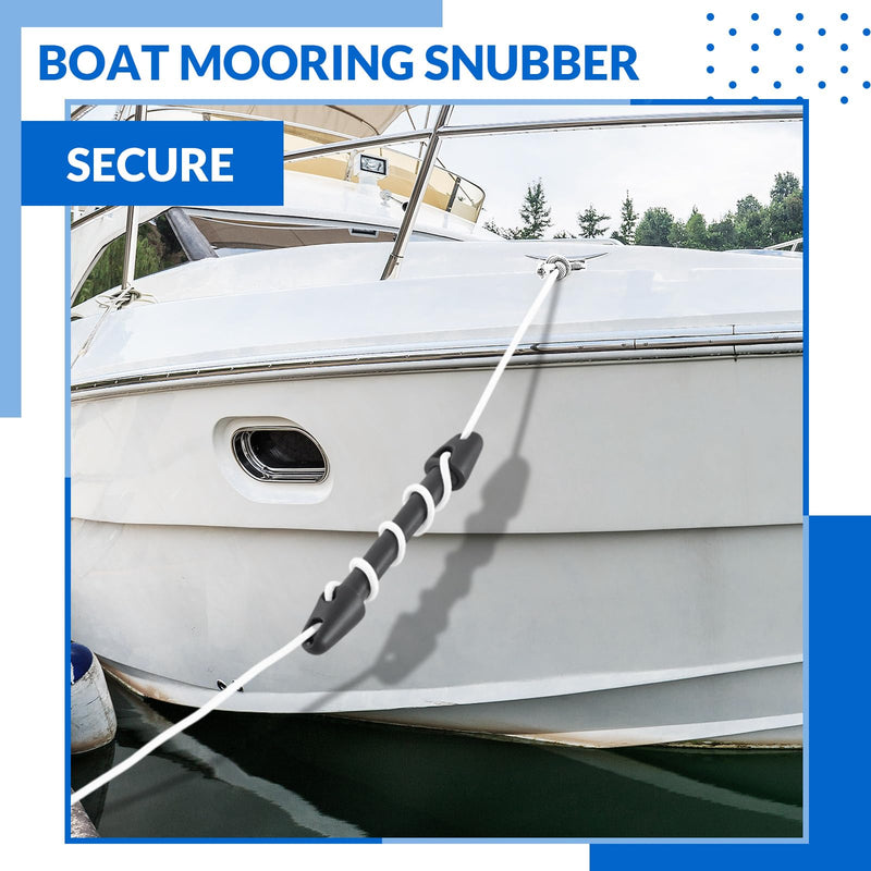 Hungdao 2 Pack Boat Mooring Snubber Dock Edge Dock Line for 3/8" - 7/16" (9.5-11mm)