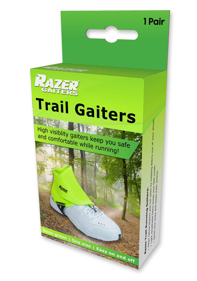 Reflective Running Gear for Women and Men (Large Trail Running Gaiters)