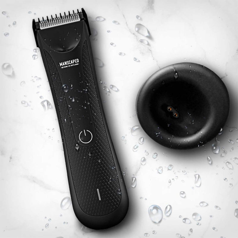 MANSCAPED® Electric Groin Hair Trimmer, The Lawn Mower™ 3.0, Replaceable Ceramic Blade Heads, Waterproof Wet/Dry Clippers, Standing Recharge Dock, Ultimate Male Body Hair Razor - BeesActive Australia