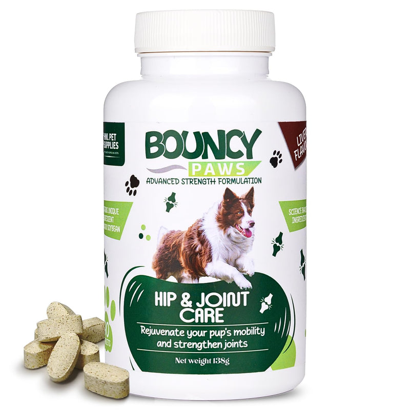 Joint Supplements for Dogs - 90 Tablets Green Lipped Mussel for Dogs, Senior Dog Joint Supplements, Advanced Strength Dog Arthritis Pain Relief with Turmeric, Glucosamine and Chondroitin - Made In UK