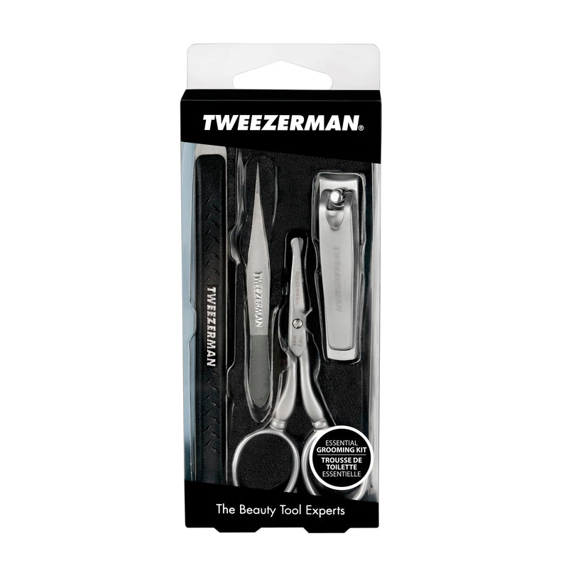 Tweezerman Essential Grooming Kit For Men 4 Piece Set - BeesActive Australia