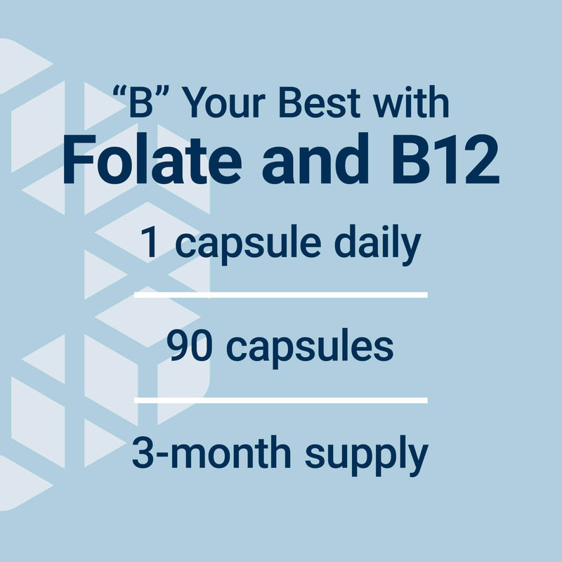 Life Extension BioActive Folate & Vitamin B12,Promotes Heart,Brain & GI Tract Health,Non-GMO,Gluten-Free,Vegetarian,90 Capsules,(Pack of 2) 90 Count (Pack of 2)