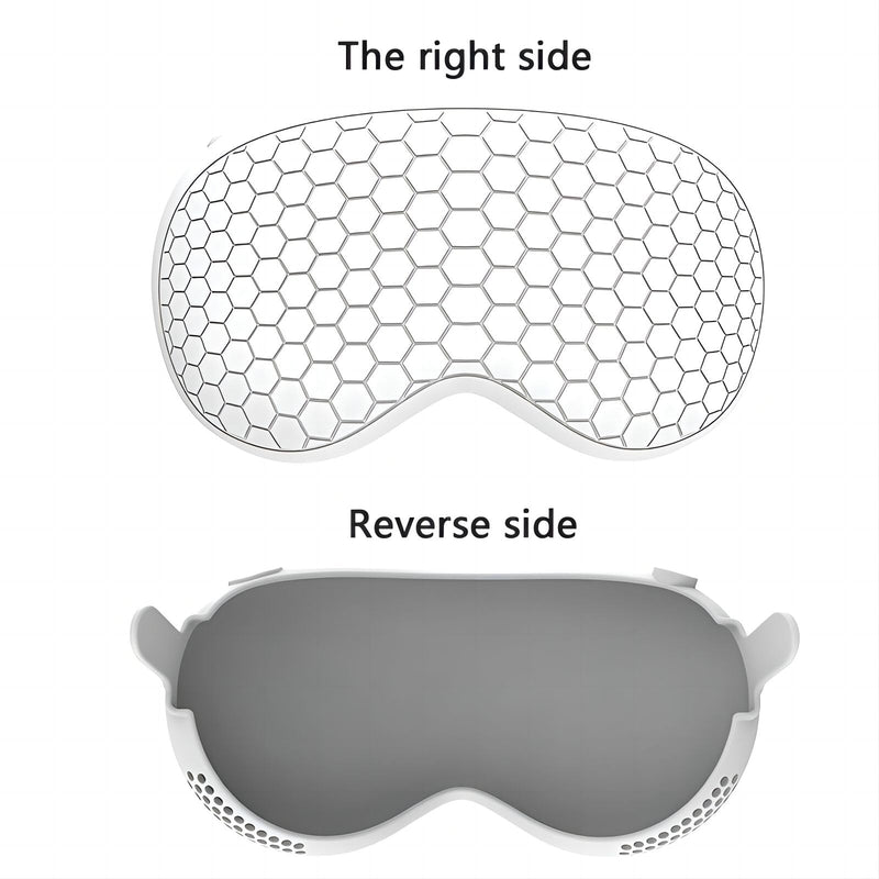 Silicone Protective Cover Compatible with Apple Vision Pro, Full Protection Apple Vision Pro Case, VR Glasses Scratch-Resistant Durable Impact-Resistant and Non-Slip Accessories white - BeesActive Australia