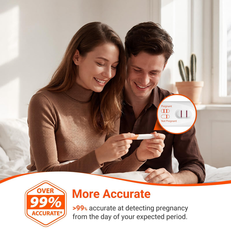 iHealth Pregnancy Test 5-Pack Value Kit - Ultra Sensitive Early Detection(10mIU/mL) - Over 99% Accurate Early Pregnancy Test - Multi-Pack Pruebas De Embarazo for Reliable Home Tracking 5 Pack