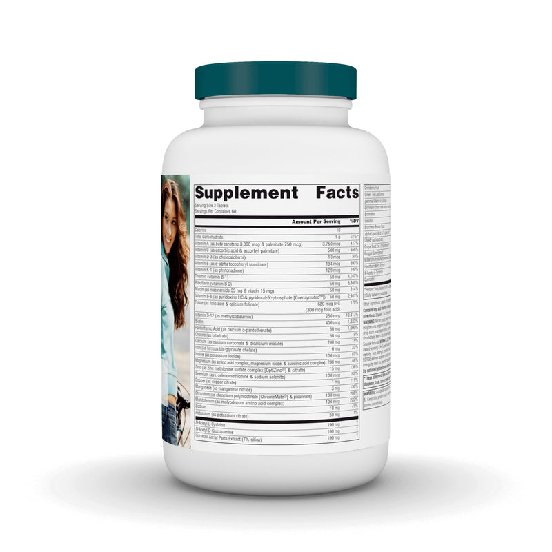 Source Naturals Women's Life Force Multiple, Daily Multivitamin & Immune Health, Rejuvenating Energy* Supplement - 180 Tablets 180 Count (Pack of 1)