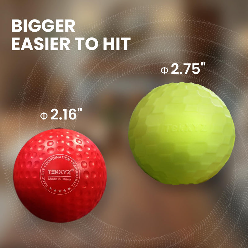 GlowFlex™ Reflex Ball with Counter App, Glow-in-the-Dark | TekXYZ® Online Community for Boxing Ball, Ideal for Coordination, Stress Relief, Home Workouts & Fitness | Stocking Stuffer Gift for All Ages - BeesActive Australia
