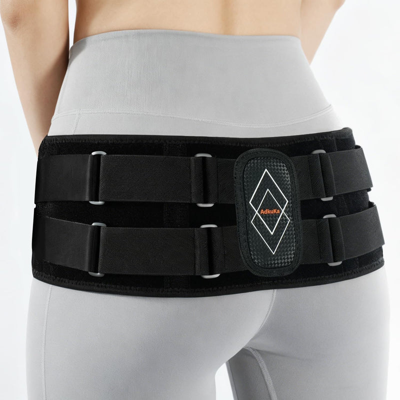 Sacroiliac SI Joint Hip Belt for Women and Men - 8x Maximum Compression and Anti-slip - Sciatica Belt and Lower Back Support Brace - Hip Braces for SI Joints Pain, Pelvic Support (XL/XXL) XL/XXL