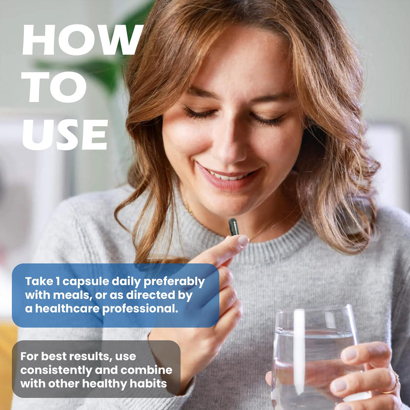 Methylene Blue Capsules — Premium Quality Methylene Blue with Vitamin C Ester, Dietary Supplement, 60 Easy‑to‑Swallow Capsules