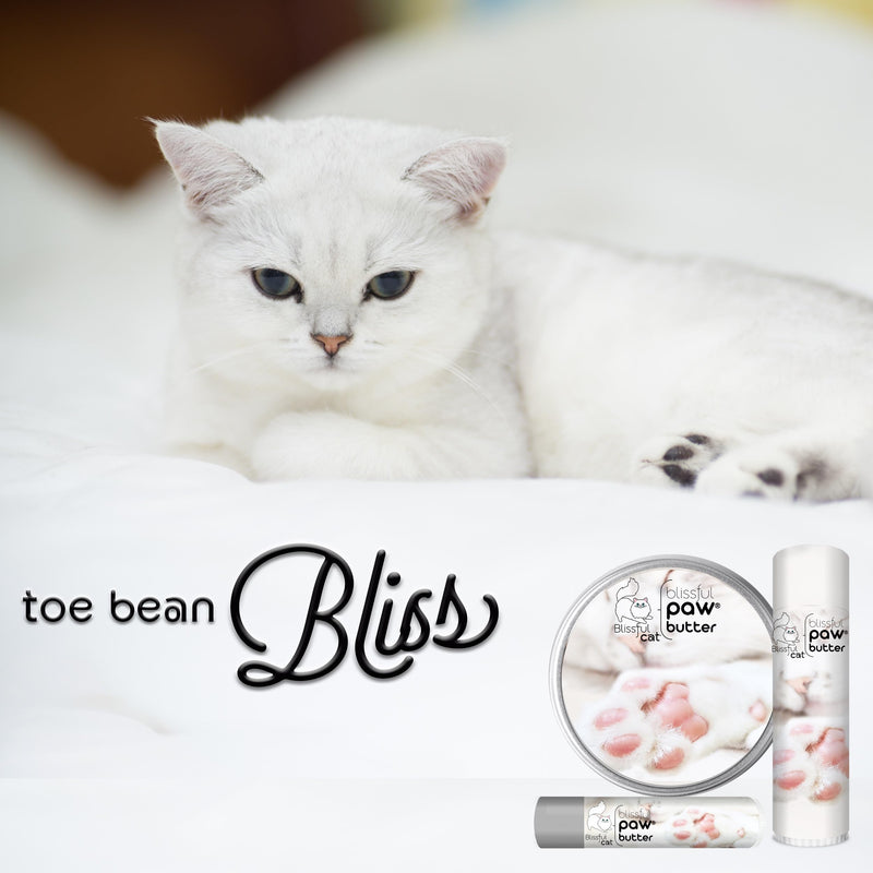 The Blissful Cat Paw Butter, Moisturizer for Dry Paw Pads, Softens and Protects Rough Feet, Versatile, Lick-Safe Balm, 0.15 oz. 0.15 Ounce (Pack of 1) - PawsPlanet Australia