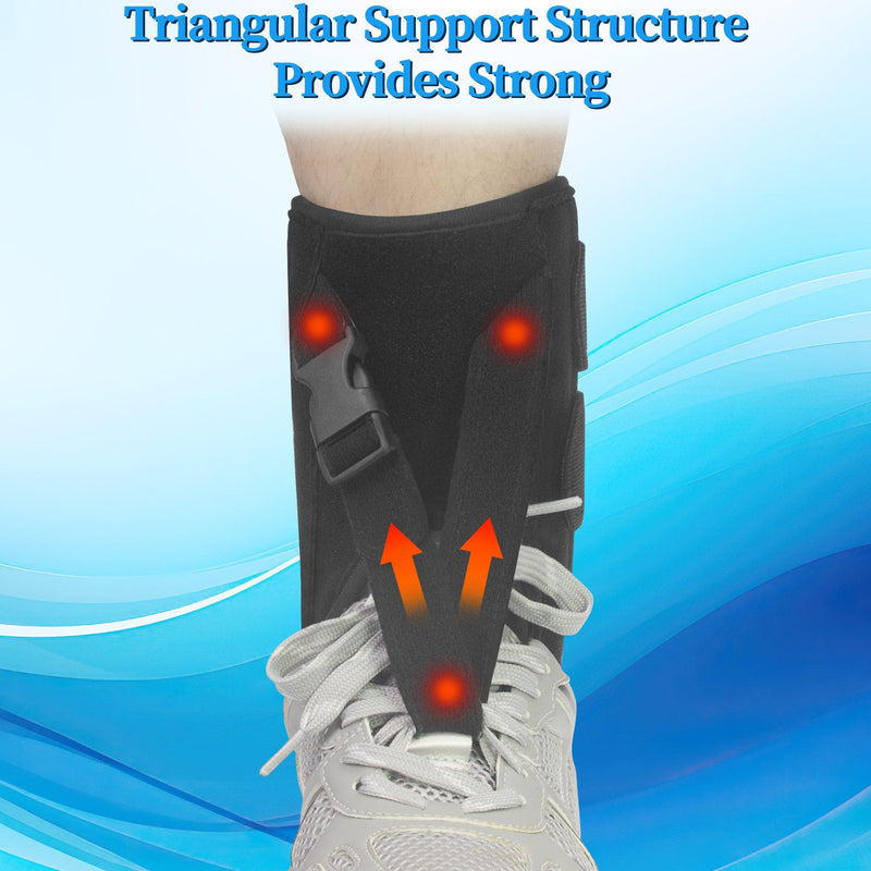 Hiball Afo Foot Drop Brace for Walking, Adjustable Drop Foot Brace with Shoes, Ankle Foot Orthosis for Men & Women, Improve Walking Gait, Prevent Falls and Injuries, Foot Up Splint for Ankle Support