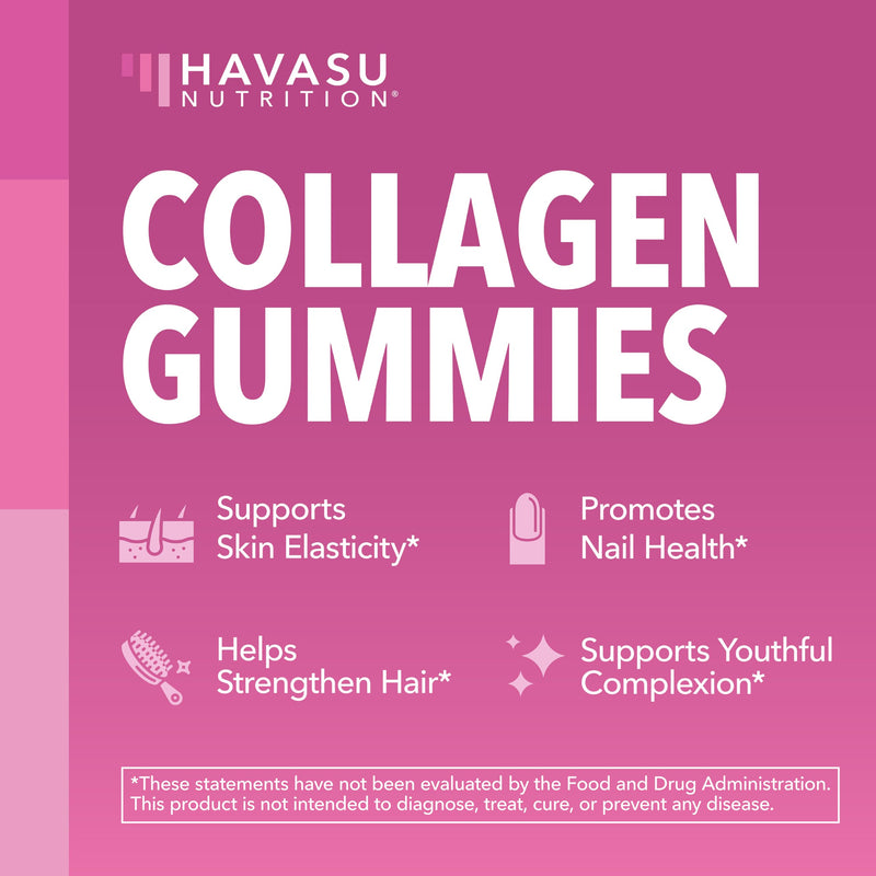Collagen Gummies With 2500 mcg Biotin, Hair Skin & Nail Support, Lemon | For Women & Men with Biotin, Zinc, Vitamin C & E, Hydrolyzed Collagen, Lemon Flavor, 30 Servings, Hair, Skin & Nail Support 60 Count (Pack of 1)