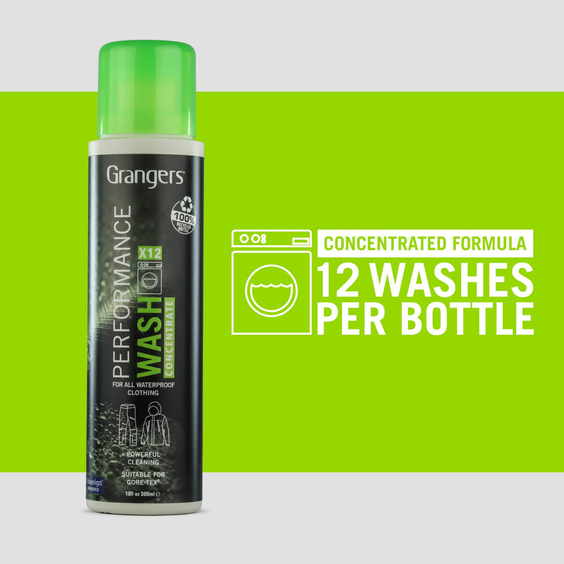 Grangers Perfomance Wash/Premium Detergent for Outerwear/ 10oz, Performance, 300 ml, Transparent
