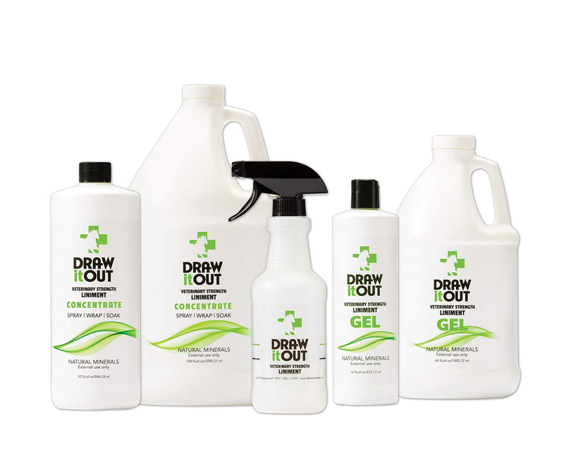 Liniment Gel - Veterinary Strength - Odorless and Colorless - Pain Relief Topical Analgesic Horse Cream for Joint and Muscle Pain - Natural Mineral 16 Fl Oz (Pack of 1) - BeesActive Australia