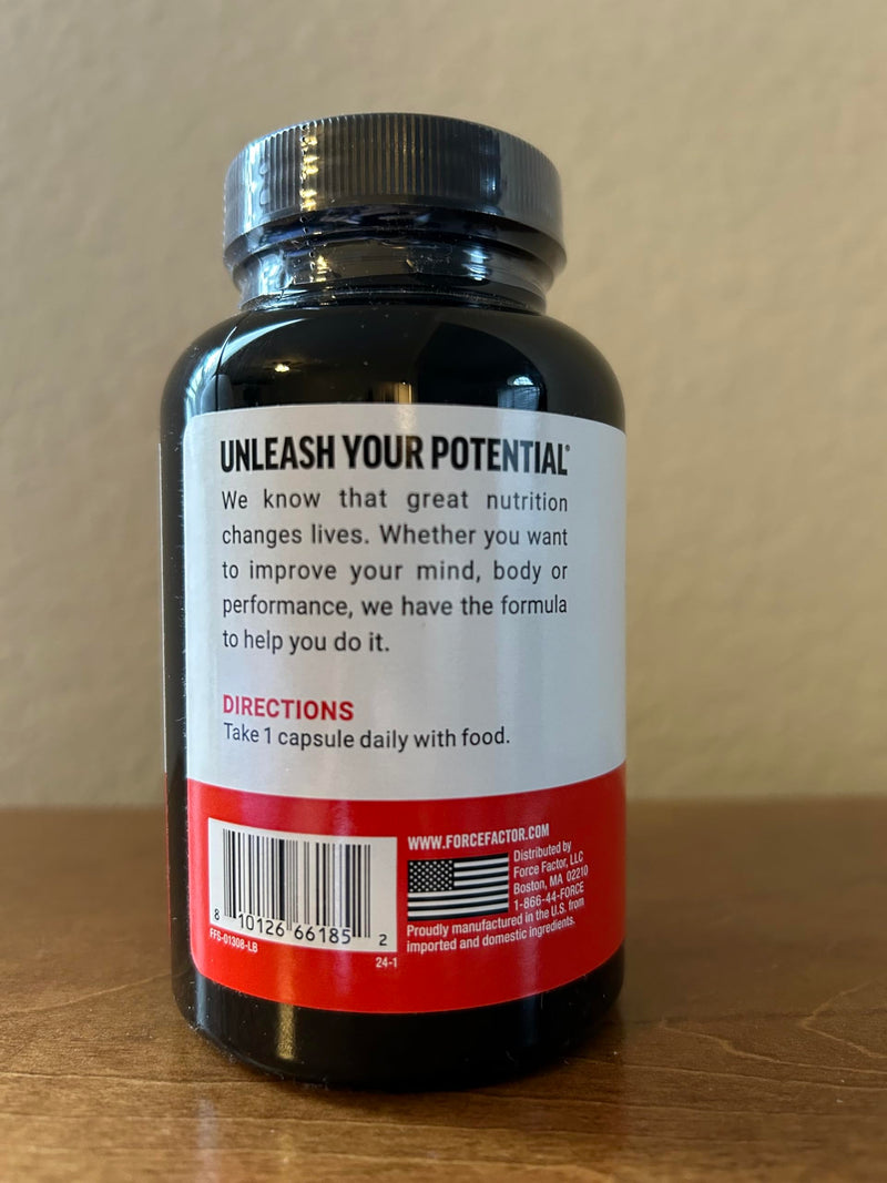 Force Factor Niacin Vitamin B3 to Support Cellular Energy & Heart Health | Niacin 500mg Heart-Health & Cardiovascular Health Supplement, Vegan, No Gelatin, Non-GMO, 100 Vegetable Capsules