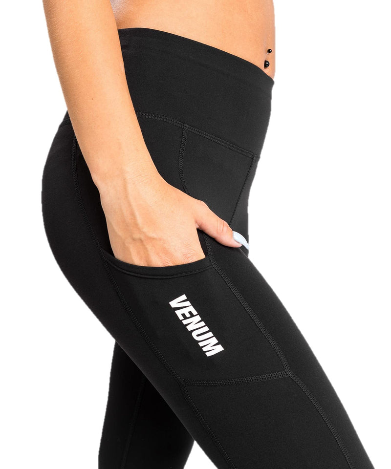 Venum Women's Standard Essential Performance Leggings Medium Black