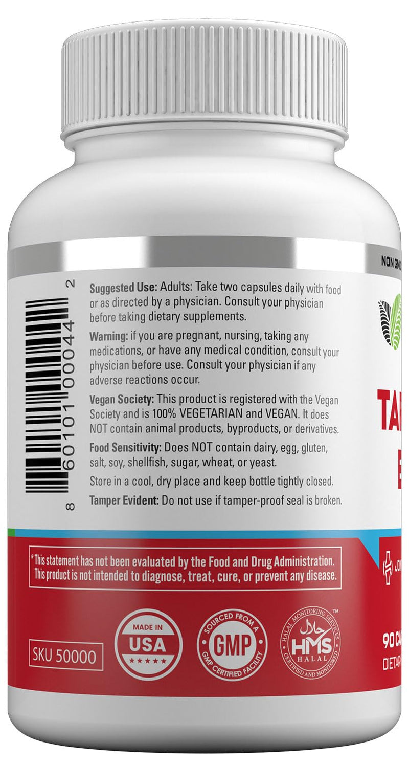 HAYAT Vitamins Vegan Natural Tart Cherry Extract 3000 MG, 3 Month Supply, Potent 10:1 Extract, All Natural, Certified Halal, 90 Capsules,