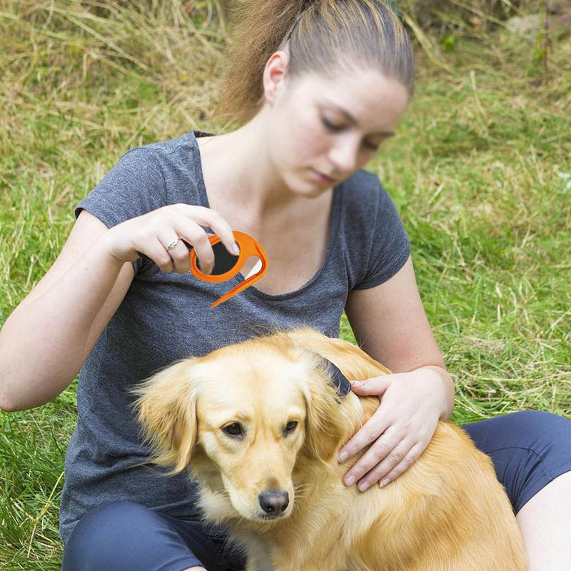 Pack of 4 de-matting knives for cats, multifunctional animal hair remover, pet knotting comb, undercoat brush for dogs with steel blade, de-matting comb for dogs to remove matted hair - BeesActive Australia