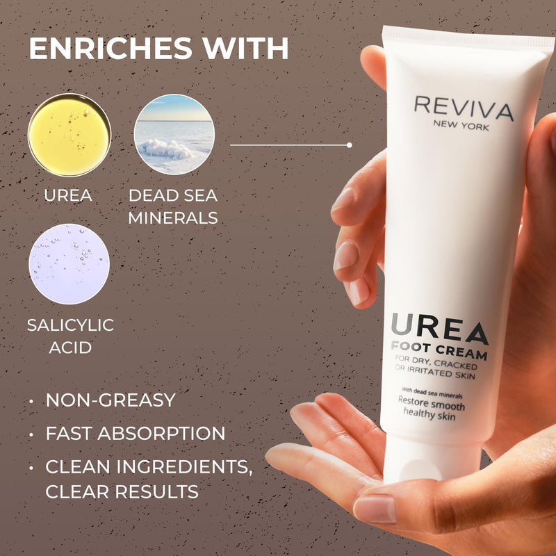 Foot Cream with Urea , Salicylic Acid & Dead Sea Minerals – Intensive Foot Cream for Dry Cracked Heels and Feet, Callus Remover & Toenail Softener – Deep Moisturizing & Skin Repair for Cracked Feet - BeesActive Australia