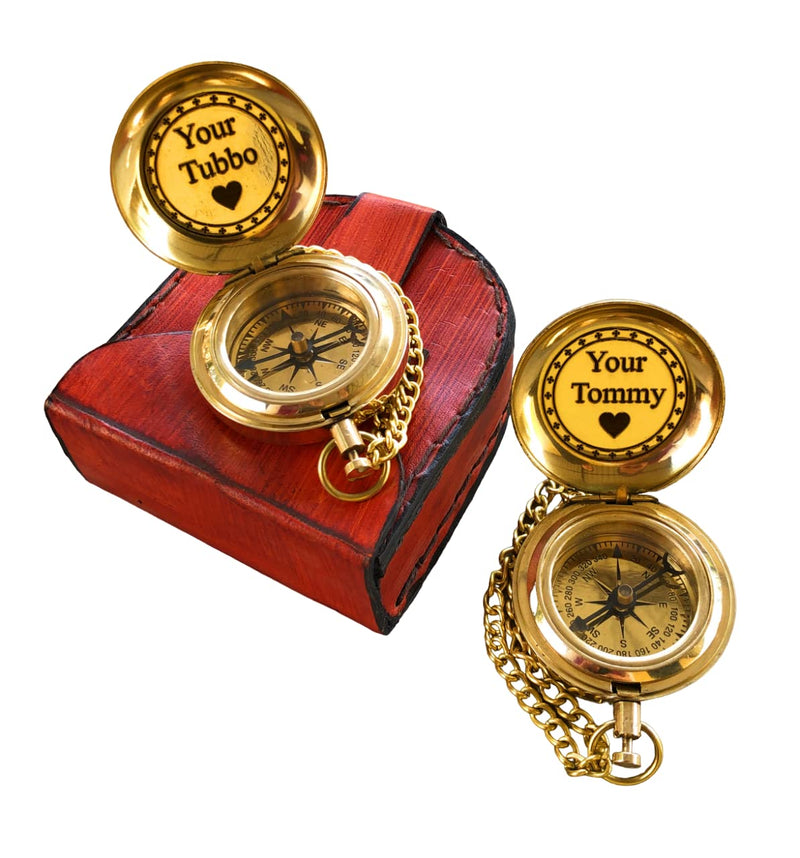 Brass Compass, Your Tommy Compass, Birthday Gifts, Working Compass, Dual Set Compass, Great Gifts