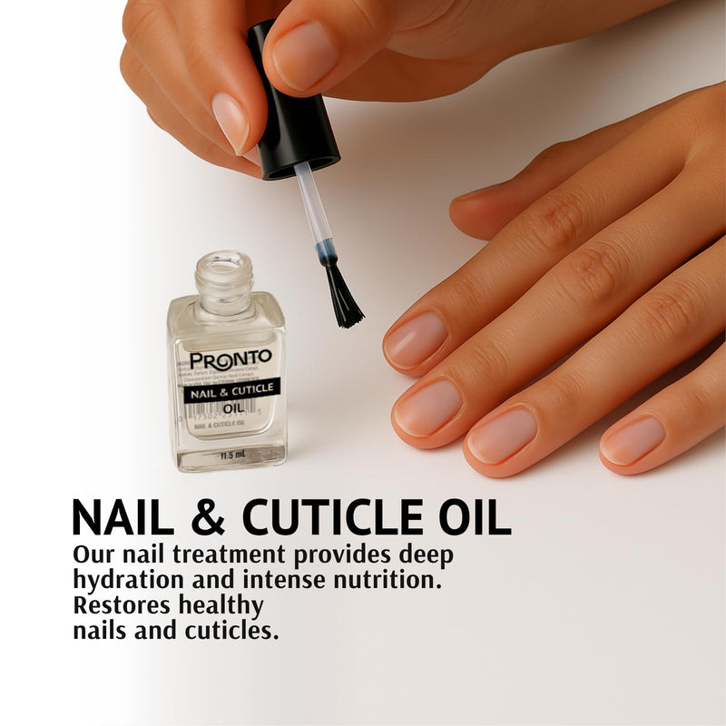 Pronto Gel Nail Polish Remover Kit - 16oz Pure Acetone, Nail Soaking Bowl, Moisturizing Cuticle Oil, Manicure Kit Including Gel Nail Polish Tools, Nail File, Nail Buffer, Cuticle Pusher & Nail Scraper 16 Fl Oz + Kit Bowl - BeesActive Australia