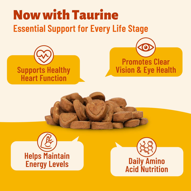 20% Taurine for Dogs with CoQ10, Vitamins & L-Carnitine - Vet-Formulated Taurine Supplement for Dogs for Heart Health & Vitality, Fish Oil Added for Skin & Coat, 7.76oz