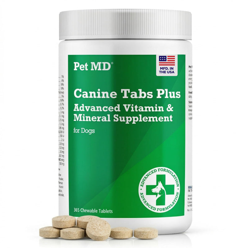 Pet MD Canine Tabs Advanced Multivitamin & Stool Fix