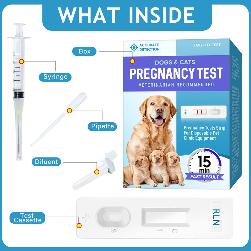 Dog Pregnancy Test, Fast and Simple Operation, Early Pregnancy Test Strips for Pet, Accurate Detection, Can be Carried Out at Home - BeesActive Australia
