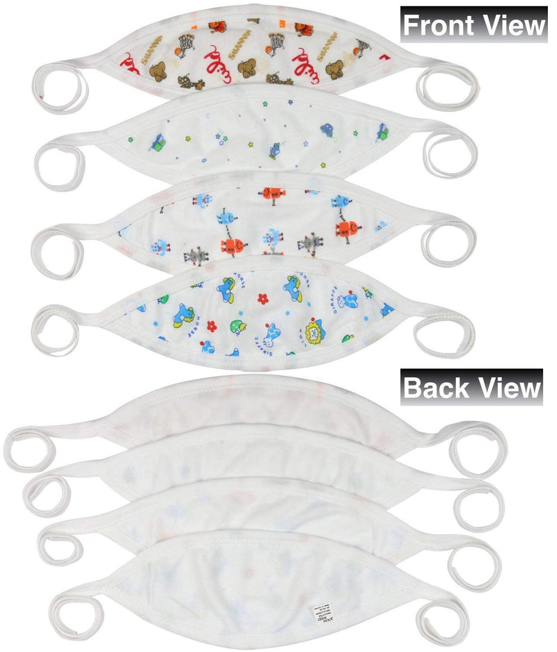 ToBeInStyle Babies' 4-Pack Comfortable Newborn Baby Belly Binder - Boy - One Size 4-pack: Boy