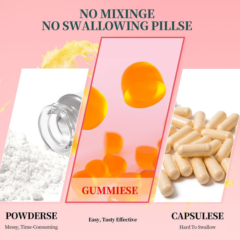 Pineapple Gummies for Women pH Balance, Feminine Probiotics for Vaginigal Health, Nutrition Feminine Gummies, Immune Support, Vegan, Gluten-Free, Hawaiian Pineapple 60 Gummies 30 Servings Pink