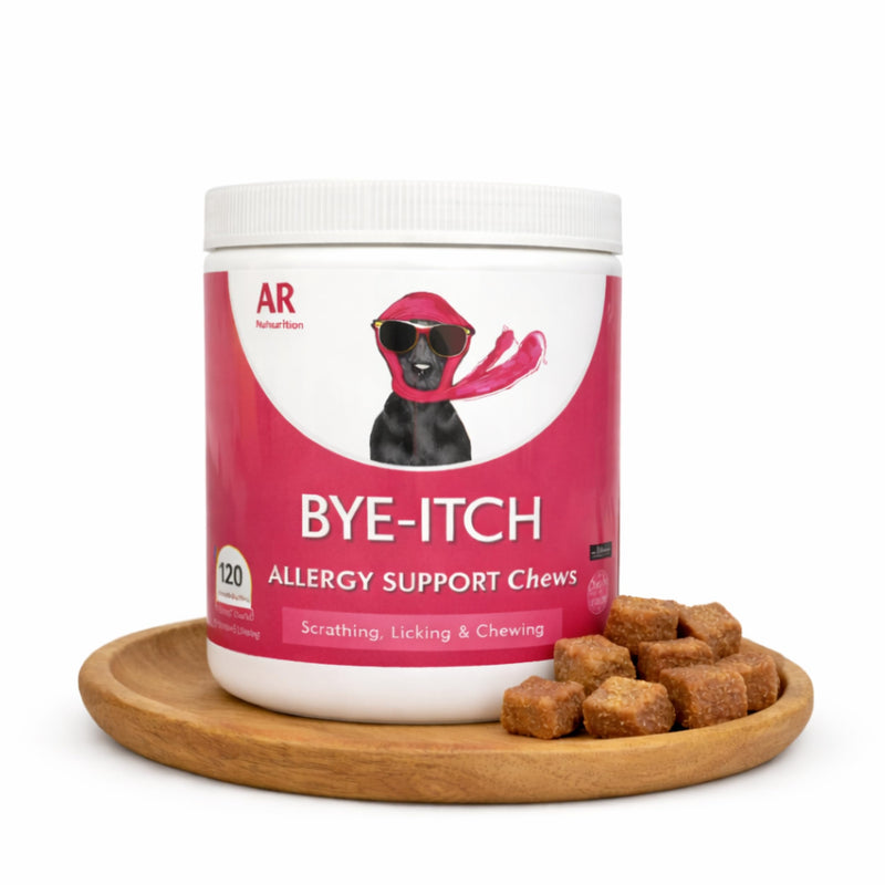 CHILIMILII BYE-Itch Immunity Treats For Dogs- 120 Anti-Itch Chews-Allergy Support Chews-Helps Soothe Itchy Skin, Paws, Ears - Licking, Scratching-Perfect for Small, Medium & Large Dogs-