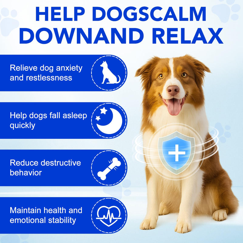 Calming Dog Treats 150 Count - Calm down for Dogs - Reduce Stress Relief, Separation, Barking, Fireworks, Thunderstorms - 100% Natural Ingredients dogs calming Treats (Chicken)