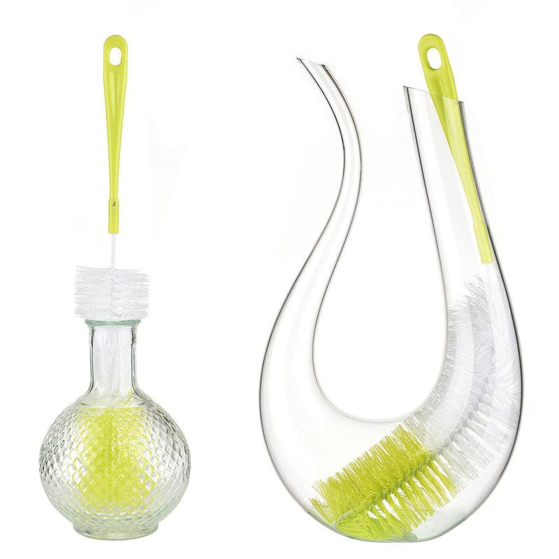 ALINK 16” Long Bottle Brush Cleaner for Washing Wine/Beer/Sport well/Thermos/Glass and Long Narrow Neck Sport Bottles Light Green - BeesActive Australia