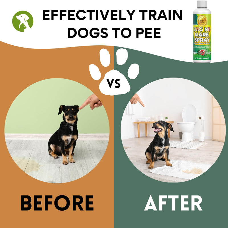 8 Manage Dog Marking and Accident Habits- Ounce Effective Training Aid for Dogs to Reduce Unwanted Marking and Urination 8.0 Fl Oz
