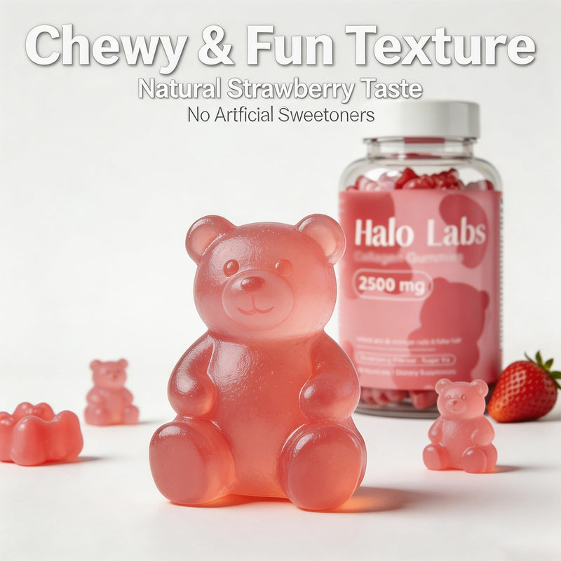 Vexity Labs Collagen Gummies, Gummies, Non-GMO,Strawberry Flavor(1PCS) 1pcs
