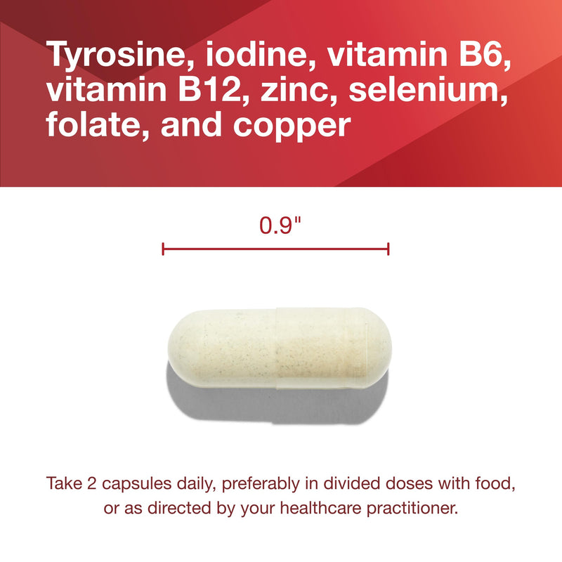 PROTOCOL FOR LIFE BALANCE Ortho Thyroid, with Ashwagandha, 90 Caps | Supports Healthy Thyroid Function*, with Ashwagandha, Zinc, and Selenium, Non-GMO and Kosher