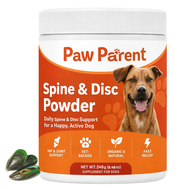 Green Lipped Mussel, Paw Parent Spine and Disc Powder, Secret Powder, Joint Mobility & Flexibility for Dogs Mobility, Improve Dog Cartilage & Bone Health (1 pcs) 1 pcs