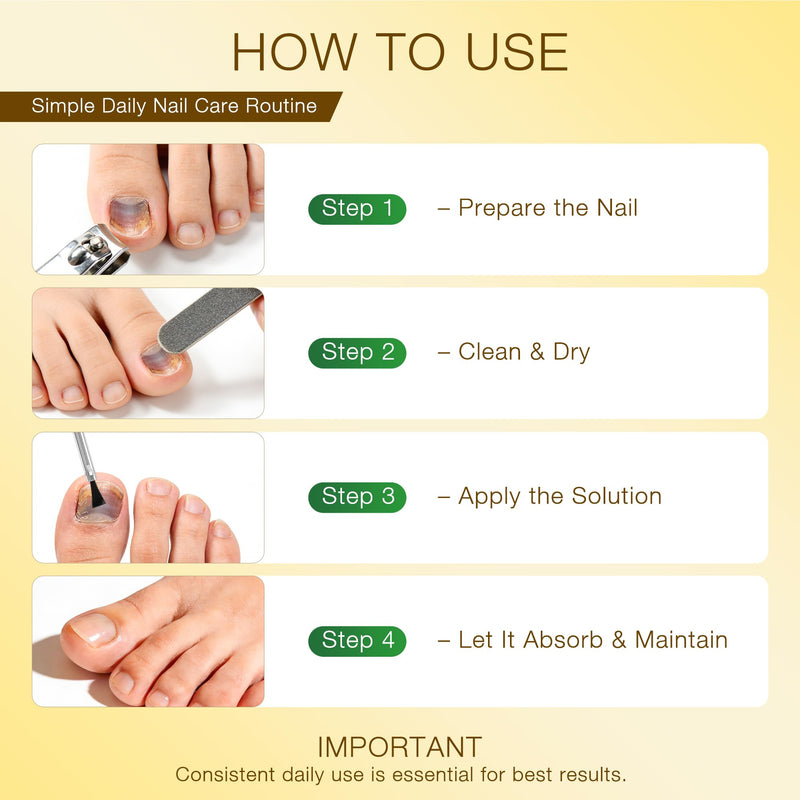 Toenail Fungus Treatment with 25% Undecylenic Acid & Tolnaftate - SafeFight Nail Repair Solution for Fungi Nail, Toenail Fungus Treatment Extra Strength Nail Repair for Fungi Nail 30ml - BeesActive Australia