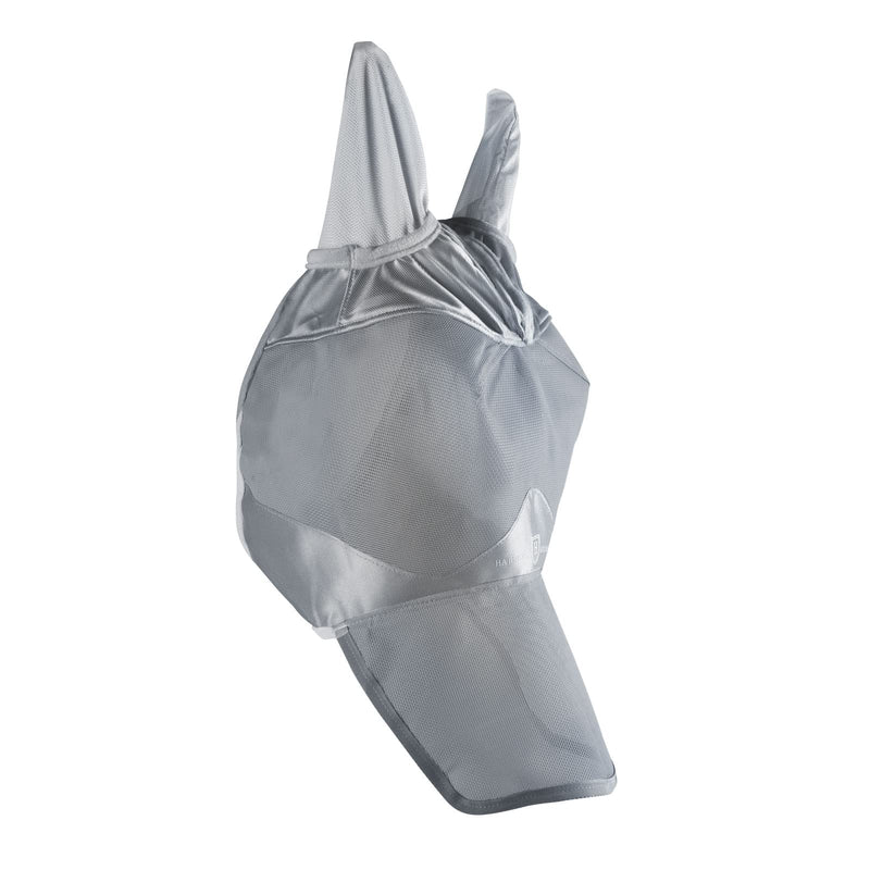 Harrison Howard Horse Fly Mask Long Nose with Ears Original Grey Horse Large Horse (Large) - BeesActive Australia