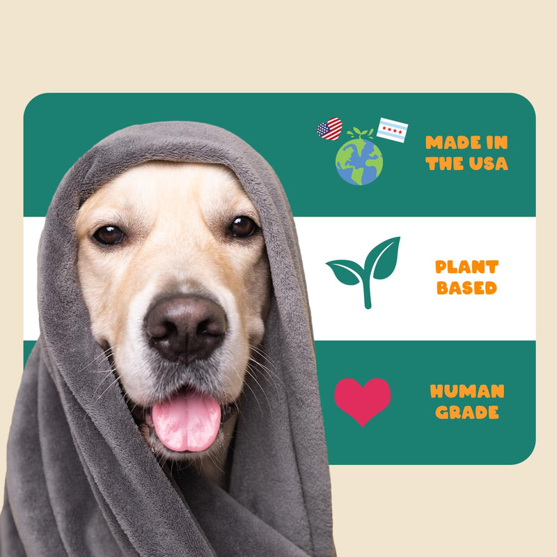 Petipet Calming Chews for Dogs - Plant-Based Calming Supplement w/Melatonin+Chamomile - Calming Aid Soft & Chewy Treats for Relaxing, Stress, Separation, Anxiety Relief, Puppies, Small & Large Breeds Chamomile