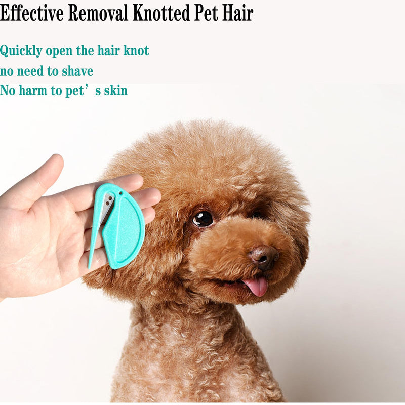 10pcs Knotting Comb for Cats and Dogs,Knotting Comb Pet Grooming Tool,Multifunctional Knotting Comb for Pet Hair Removal,Suitable for pet’s Tangled and Loose Hair Fivecolor - BeesActive Australia