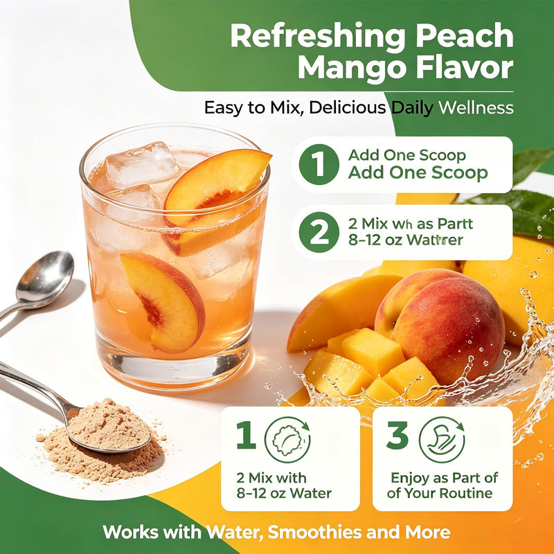 Labs Debloat Powder, Bloating Relief, 4.87 oz | With Digestive Enzymes Vitamin C, Dandelion Root, Supports Digestive Comfort & Gut Balance,for Men & Women,Peach Mango Flavor