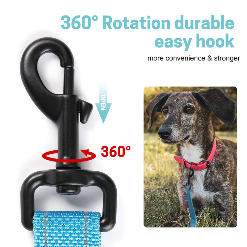 10FT Long Dog Leash with 2 Comfortable Soft Padded Handles Blue Reflective Heavy Duty Pet Dog Training and Walking Leashes Durable Dog Training Lead & Traffic Handle for Large Medium and Small Dogs 10FT - BeesActive Australia